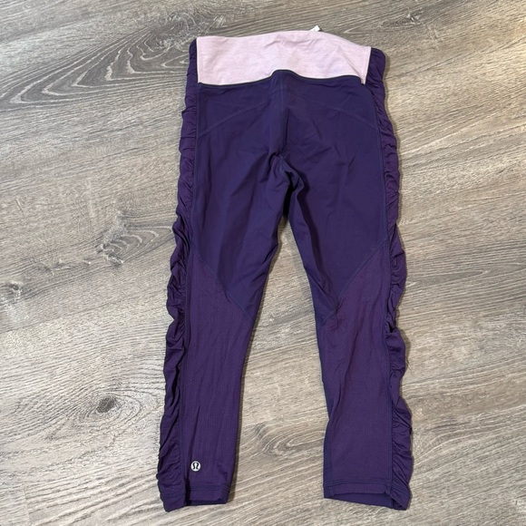 lululemon athletica Pants - Lululemon Run in the Sun Crop in Concord Grape 4